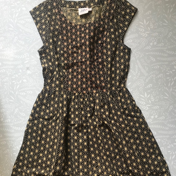 Mata Traders Dresses & Skirts - Black and Gold Embroidered Mata Traders Dress